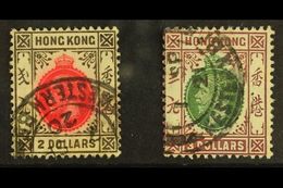 1912-21 (wmk Mult Crown CA) $2 And $3, SG 113/14, Fine Cds Used. (2 Stamps) For More Images, Please Visit Http://www.san - Other & Unclassified