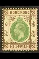 1921 $3 Green And Dull Purple, Wmk Script, SG 131, Superb NHM. A Lovely Well Centered Stamp! For More Images, Please Vis - Otros & Sin Clasificación