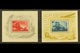 1948 AIR Re-opening Of Budapest Chain Bridge Miniature Sheets (Mi Blocks 12/13, SG MS1036a/b) Never Hinged Mint. (2 Min  - Other & Unclassified