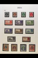1937-52 KGVI  MINT COLLECTION Presented In Mounts On Pages, Inc 1937-40 Set To 10r, 1940-43 Set, 1946 Victory Set & 1949 - Sonstige & Ohne Zuordnung