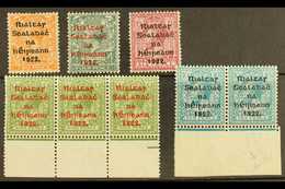 1922 THOM Short "1" In 1922 Varieties On 2d, 4d, 6d, 9d Olive (within Marginal Strip Of Three) And 10d Within Marginal P - Other & Unclassified