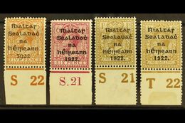 1922-23 CONTROLS Dollard 5d "S22", Thom 6d "S21", 1s "S21" (perf), Thom Wide 1s "T22" (perf, Light Crease), Fresh Mint.  - Altri & Non Classificati