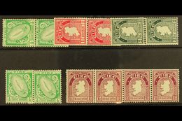 1934 COIL JOINS Vertical Pairs Of ½d, 1d And 2d, Horizontal ¦d Pair, 1½d Strip Of Four, Fine Mint. (5 Items) For More Im - Sonstige & Ohne Zuordnung