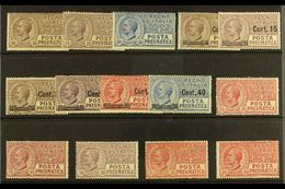 PNEUMATIC POST 1913-1928 Complete Run (SG PE96/98, 165/70 & 191/95) Fine Fresh Mint. (14 Stamps)  For More Images, Pleas - Unclassified