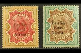 1895 "UPU" OVERPRINTS 2r Carmine And Yellow Brown And 3r Brown And Green Overprinted With Smaller "UPU" Overprints, (See - Vide