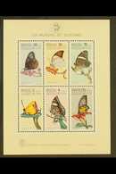 1985 Butterflies Miniature Sheet, SG MS616, Never Hinged Mint, Some Light Creasing. For More Images, Please Visit Http:/ - Autres & Non Classés