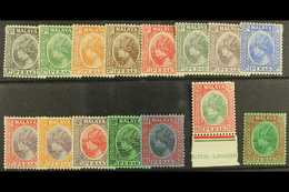 PERAK 1935-37 Complete Set, SG 88/102, Fine Mint. (15) For More Images, Please Visit Http://www.sandafayre.com/itemdetai - Andere & Zonder Classificatie