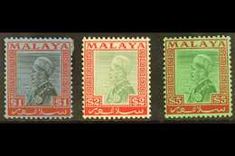 SELANGOR 1935-41 $1 To $5, SG 83/85, Very Fine Mint. (3) For More Images, Please Visit Http://www.sandafayre.com/itemdet - Altri & Non Classificati