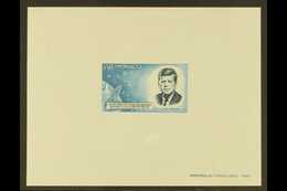 1964 50c Kennedy SPECIAL IMPERF BLOCK On Gummed Paper (bloc Speciaux Sur Papier Gomme), Yvert 8a, Never Hinged Mint, Ver - Other & Unclassified