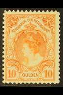 1905 Wilhelmina 10g Orange-red (NVPH 80, SG 198) Fine Mint, Fresh And Attractive. For More Images, Please Visit Http://w - Other & Unclassified