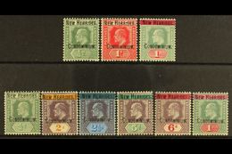 1908 Fiji Opt'd KEVII Set, SG 1a/9, Fine Mint (9 Stamps) For More Images, Please Visit Http://www.sandafayre.com/itemdet - Sonstige & Ohne Zuordnung