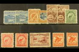 1899-03 Pictorials No Watermark Perf 11 Range Of Values To 1s (missing The 8d Only) With 2½d Blues (both Shades SG 260/c - Altri & Non Classificati