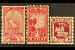 1932-34 Health Stamps Complete, SG 552, 553 And 555, Never Hinged Mint. (3 Stamps)  For More Images, Please Visit Http:/ - Autres & Non Classés