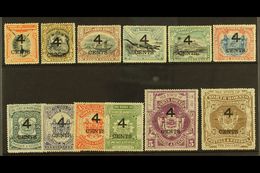 1899 Surcharged Set, SG 112/122 & SG 125/126, Mostly Very Fine Mint (12 Stamps) For More Images, Please Visit Http://www - Bornéo Du Nord (...-1963)