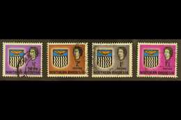 1963 ½d, 2d, 1s & 1s3d Parting In Hair VARIETY, SG 75c, 77c, 82c, 83c, Used, ½d Pin Hole (4). For More Images, Please Vi - Rodesia Del Norte (...-1963)