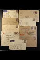 WW2 AUSTRALIAN FORCES - AIR FORCE P.O. DATESTAMPS A Fine Collection Of Covers Back To Australia, Bearing Australian KGVI - Papua Nuova Guinea