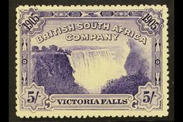 1905 5s Violet Victoria Falls, SG 99, Very Fine Mint. For More Images, Please Visit Http://www.sandafayre.com/itemdetail - Autres & Non Classés