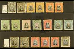 1913-19 DIE II MINT "ADMIRALS" COLLECTION Presented On A Stock Card & Includes (perf 14) 2d (both Shades), 3d Black And  - Autres & Non Classés