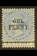 1888 1d On 2½d Ultramarine, SG 28, Fine Mint. For More Images, Please Visit Http://www.sandafayre.com/itemdetails.aspx?s - St.Christopher, Nevis En Anguilla (...-1980)