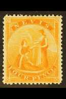 1867 4d Deep Orange, SG 12, Mint With Good Colour And Large Part Gum.  For More Images, Please Visit Http://www.sandafay - St.Christopher, Nevis En Anguilla (...-1980)