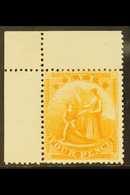 1878 4d Orange-yellow, Litho  Printing, SG 18, Superb Upper Left Corner Example, Very Lightly Hinged Mint. For More Imag - St.Christopher-Nevis-Anguilla (...-1980)