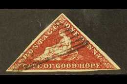 CAPE OF GOOD HOPE 11863 1d Deep Carmine Red, SG 18, Very Fine Mint With Clear To Large Margins All Round And Neat Cancel - Ohne Zuordnung