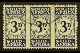 POSTAGE DUE 1943-4 3d Indigo, Bantam, SG D33, Very Fine Used. For More Images, Please Visit Http://www.sandafayre.com/it - Non Classés