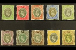 1903-04 Watermark CA Definitive Set To 10s, SG 10/19, Fine Mint (10 Stamps) For More Images, Please Visit Http://www.san - Nigeria (...-1960)