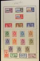 1935-1947 SPECIMENS. 1935 Jubilee, 1937 Coronation, 1938 KGVI And 1947 Royal Visit Sets (SG 21s/38s & 42s/45s), All Perf - Swaziland (...-1967)