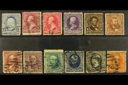 1890-3 Definitives Set, Scott 219/29, Used (12). For More Images, Please Visit Http://www.sandafayre.com/itemdetails.asp - Other & Unclassified