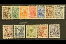 1950 "Workers" Definitive Set To 50d Violet Complete, SG 652/62a, Very Fine Never Hinged Mint. (12 Stamps) For More Imag - Andere & Zonder Classificatie