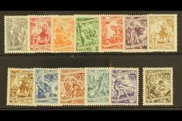 1951 "Workers" Set Complete Including 25d Redrawn, SG 705/16, 711a, Very Fine Never Hinged Mint. (13 Stamps) For More Im - Other & Unclassified