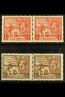 1925 1925 Wembley Complete Set, SG 432/33, Fine Never Hinged Mint Horizontal PAIRS, Fresh (2 Pairs = 4 Stamps) For More  - Other & Unclassified