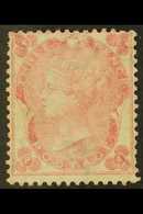 1862-64 3d Pale Carmine-rose,Wmk Emblems, SG 77, Unused Without Gum, A Couple Of Shortish Perfs But Fresh And Attractive - Autres & Non Classés