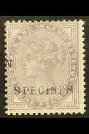 1881 1d Lilac (16 Dots) Handstamped "SPECIMEN" (SG Type 9), SG 172s, Never Hinged Mint. For More Images, Please Visit Ht - Autres & Non Classés