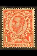 1912 1d Bright Scarlet, NO CROSS ON CROWN, SG 341a, Never Hinged Mint. For More Images, Please Visit Http://www.sandafay - Non Classificati