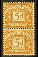 POSTAGE DUE 1924-31 5d Brownish Cinnamon, SG D16, Mint Vertical Pair (2 Stamps) For More Images, Please Visit Http://www - Sin Clasificación