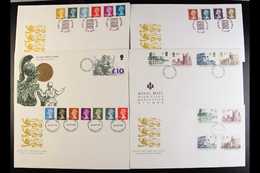 1988-2003 DEFINITIVE FDC'S All Different Illustrated And Unaddressed, Including Castles And Small Machin High Values, Br - FDC