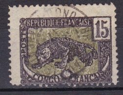 Congo N°32 Obl  Filigrane Inversé - Usati