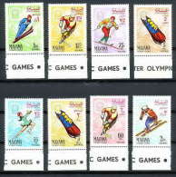 089 - Manama - MNH ** Mi N° 47 / 54 A Jeux Olympiques (olympic Games) Grenoble 1968 - Winter 1968: Grenoble