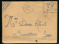 France - Enveloppe  En FM De Le Luc Pour Sauveterre En 1941 - Ref D24 - Guerra Del 1939-45