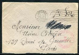 France - Enveloppe En FM De Limoges Pour Paris En 1940 - Ref D29 - Guerra Del 1939-45