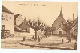 36 Indre - Villegouin La Place Et L'église - Autres & Non Classés