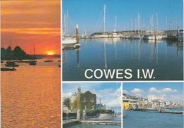 68013- COWES- SEA TOWN, MARINA, SHIPS, SUNSET - Cowes