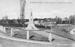 CPA - HARDRICOURT (78) - Aspect Du Quartier Les Coteaux Derrière Le Monument Aux Morts Dans Les Années 20 - Hardricourt