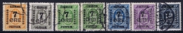 Denmark: Fa 124 - 130  Mi 159 - 161  Obl./Gestempelt/used  1926 - Usado