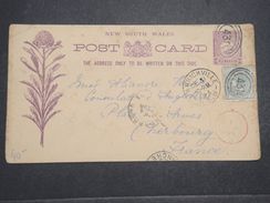 AUSTRALIE - Entier Postal + Complément De Marrickville En 1893 Pour Le Consulat Britannique à Cherbourg -  L 10485 - Brieven En Documenten