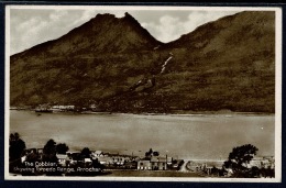 RB 1182 - 1938 Real Photo Postcard The Cobbler & Houses Arrochar Dunbartonshire Scotland - Dunbartonshire