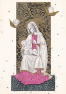 BIGLIETTO DI AUGURI LA MADONNA CON GESU' BAMBINO - DI BUON NATALE E FELICE CAPODANNO - DA COLLEZIONE - Maria Und Josef