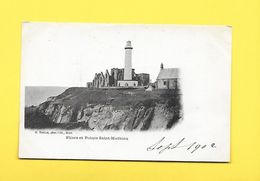 CPA PRECURSEUR 29 PLONGOVELIN - LE PHARE ET LA POINTE SAINT MATHIEU - BOUT DE TERRE PLUS A L OUEST DE L HEXAGONE !!!!! - Plougonvelin